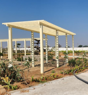 Sukrithi Pride landscaped seating pergola